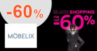 BLACK SHOPPING → ZĽAVY AŽ -60% na Mobelix.sk