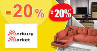 TISÍCE KUSOV NÁBYTKU LACNEJŠIE → ZĽAVY AŽ DO -20% na MerkuryMarket.sk