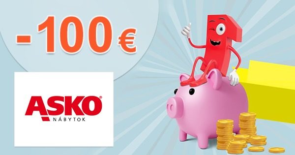 ZĽAVOVÝ KÓD → -100€ ZĽAVA NA VYBRANÉ PRODUKTY na ASKO-nabytok.sk