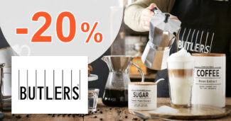 ZĽAVOVÝ KÓD → -20% EXTRA ZĽAVA NA NEZĽAVNENÉ na Butlers.sk